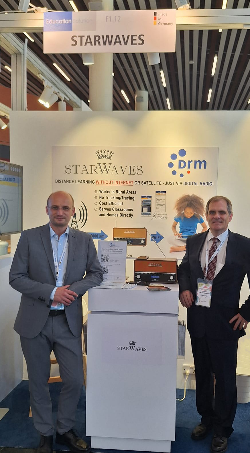 STARWAVES / DRM Booth at eLearnng Africa 2024